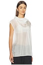 view 2 of 4 Halo Silk Top in White