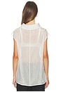 view 3 of 4 Halo Silk Top in White