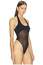 view 4 of 5 Halcyon Halter Bodysuit in Black