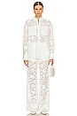 view 4 of 4 London Lace Oversized Shirt in White