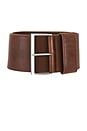 view 3 of 3 CEINTURE LARGE CLASSIQUE in Chestnut