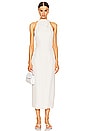 view 2 of 3 Asymmetrical Belt Back Dress in Off White