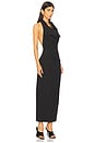 view 2 of 3 Structural Tie Dress in Black