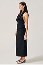 view 3 of 8 Structural Tie Dress in Black