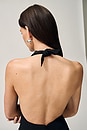 view 6 of 8 Structural Tie Dress in Black