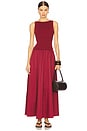 view 2 of 4 Bateau Cut Out Dress in Berry
