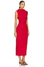 view 2 of 3 St Agni Soft Sculptural Dress in Rosso