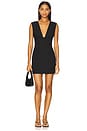 view 1 of 3 St Agni Plunge Mini Dress in Black
