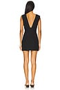 view 3 of 3 St Agni Plunge Mini Dress in Black