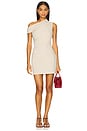 view 1 of 4 Soft Sculptural Mini Dress in Creme