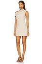 view 3 of 4 Soft Sculptural Mini Dress in Creme