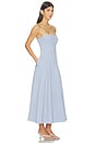 view 2 of 3 Everyday Cotton Pleat Dress in Sky