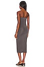 view 3 of 3 Strapless Jersey Midi Dress in Graphite