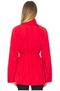 view 3 of 4 Paper Taffeta Parka in Red