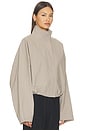 view 4 of 5 Technical Cotton Carpenter Jacket in Grey Stone