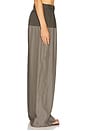 view 3 of 6 Relaxed Splice Pants in Khaki Pinstripe
