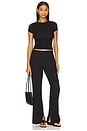 view 5 of 6 St Agni 90s Split Leg Pants in Black