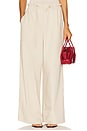 view 1 of 6 St Agni Petit Paperbag Waist Pants in Creme
