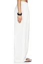 view 3 of 6 Relaxed Pleat Pants in Off White