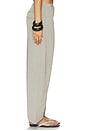 view 3 of 6 Fine Band Balloon Pants in Pebble Melange