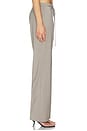 view 3 of 6 90's Wool Rouleau Minimal Pant in Light Taupe