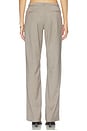 view 4 of 6 90's Wool Rouleau Minimal Pant in Light Taupe
