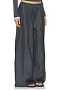view 2 of 6 Silk Adjustable Balloon Pants in Washed Black