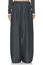 view 5 of 6 Silk Adjustable Balloon Pants in Washed Black