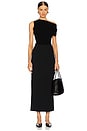view 5 of 6 Minimal Column Skirt in Black