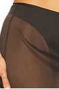view 6 of 6 Transparent Skirt in Black Olive