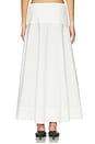 view 4 of 6 Cotton Circle Hem Skirt in White