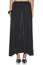 view 4 of 6 Fluid Jersey Skirt in Black