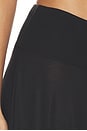 view 6 of 6 Fluid Jersey Skirt in Black