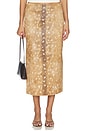 view 1 of 6 Fawn Pencil Skirt in Almond