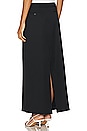 view 3 of 4 Deconstructed Waist Maxi Skirt in Black