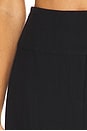 view 6 of 6 Wide Waistband Mini Skirt in Black