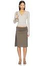 view 4 of 4 Baby Wool Wrap Top in Soft Ash