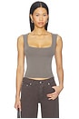 view 1 of 4 Organic Cotton Ballerina Top in Clay