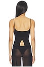 view 3 of 4 Stretch Silk Cami in Black
