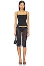 view 4 of 4 Stretch Silk Cami in Black