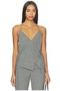 view 1 of 5 Wool Rouleau Halter Top in Pumice