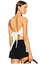 view 4 of 5 Strapless Tie Back Top in Off White