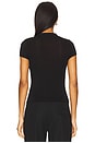 view 3 of 4 St Agni Jersey Baby Tee in Black