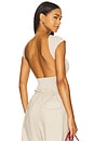 view 1 of 5 St Agni Sculpted Ballet Knit Top in Creme