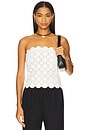 view 1 of 5 St Agni Doily Top in White