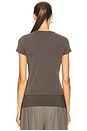 view 3 of 4 CAMISETA BABY LOOK DE ALGODÃO ORGÂNICO in Khaki