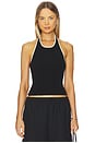 view 1 of 4 Fine Line Halter Top in Black