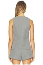 view 3 of 5 COLETE DE LÃ LISTRADO in Grey Pinstripe