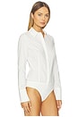 view 3 of 5 BODY TIPO CAMISA CLÁSICA in White