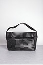 view 1 of 6 Woven Large Tote in Black